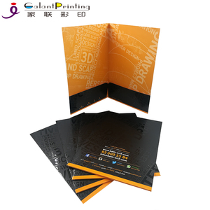 Özel etiketli çeşitli renkli 4C baskı tasarımı lamine sert kapak kağıt dosya klasörü - Product Image 4