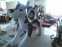 Husky gonflable géant en pvc publicitaire, husky gonflable géant, nouveau modèle