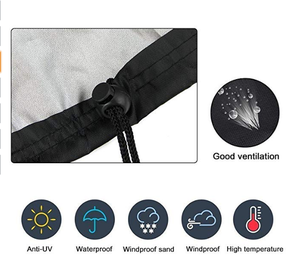 Housse de <span class=keywords><strong>protection</strong></span> imperméable contre la pluie et la neige pour meubles de <span class=keywords><strong>jardin</strong></span>, housse de <span class=keywords><strong>table</strong></span> <span class=keywords><strong>rectangulaire</strong></span> résistante aux UV - Product Image 3