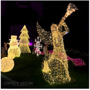<span class=keywords><strong>LED</strong></span> giáng sinh đèn trang trí motif hình thiên thần trang trí ánh sáng - Product Image 3