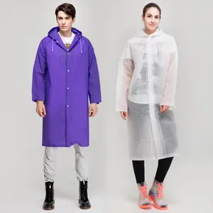 Áo Thun Áo Mưa Dành Cho Người Lớn Của EVA Pro-Môi Trường Mưa Poncho Không Độc Hại