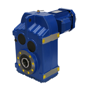 F series heavy load parallel shaft electric motor with reduction gear box speed reducer drive power transmission gearbox casting