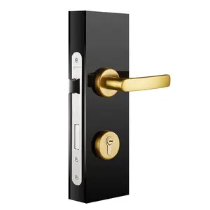 Orbita Kamar Mandi Pintu Kayu Mortise Lock dengan Handle