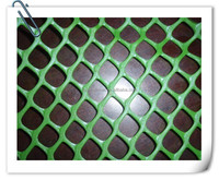 Meilleur prix! Livraison gratuite Filet d'élevage en plastique blanc ou vert, mailles plates pour oiseau de poulet, sol de cage de volaille