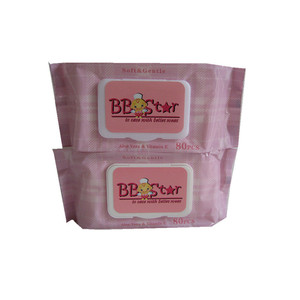 Toallitas húmedas suaves para limpieza de manos y boca de bebé, toallitas húmedas y toallas para el cuidado de la piel del bebé, 80 Uds. - Product Image 2