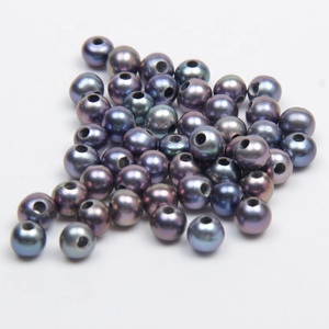 Bán Buôn 2 Mm Lỗ Lớn 6-7 Mm AA Lỏng Nước Ngọt Tự Nhiên Vòng Ngọc Trai Nước Ngọt Hạt - Product Image 2