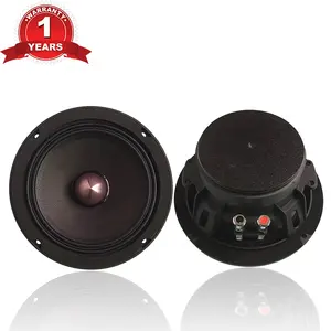 Speaker Mid Range Audio Mobil, SPL 92dB 6.5 "50W Audio Mobil untuk Pertengahan Mobil Performa Tinggi