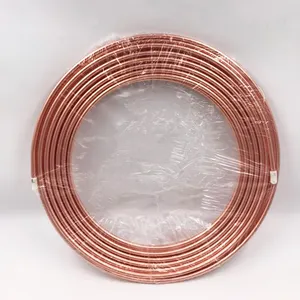 Tubo de cobre/tubo de refrigeração isolado do fabricante, panqueca de refrigeração isolado para ar condicionado