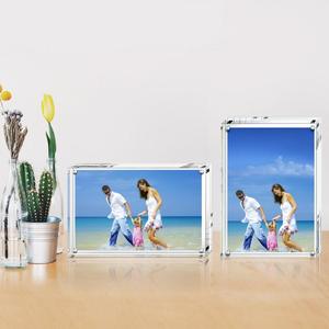 Sự lựa chọn thú vị nóng bán đơn giản Acrylic Khung ảnh thiết kế khung dày có thể đứng thẳng vui vẻ và thiết thực - Product Image 5