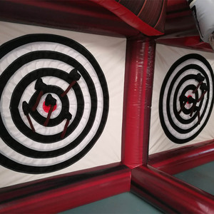 Mới Nhất Inflatable Bay Axe Ném Trò Chơi Tương Tác/<span class=keywords><strong>Giant</strong></span> 3D Inflatable Ném Axe Carnival Trò Chơi Để Bán - Product Image 5