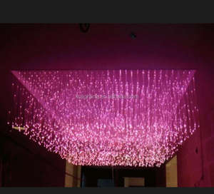 Lampadario Moderno <span class=keywords><strong>a</strong></span> Fibra Ottica <span class=keywords><strong>a</strong></span> <span class=keywords><strong>Batteria</strong></span>, Illuminazione <span class=keywords><strong>a</strong></span> Fibra Ottica per Decorazione Hall Hotel - Product Image 1