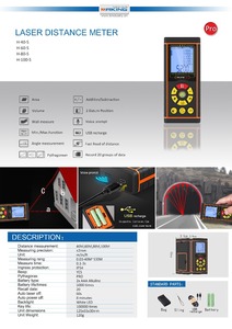 लंबी दूरी 100m बुलबुला CE प्रमाण पत्र के साथ डिजिटल लेजर दूरी मीटर rangefinder H-100 - Product Image 2