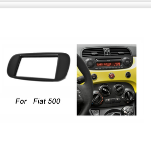 Mascherina Autoradio Doppio DIN per <span class=keywords><strong>Fiat</strong></span> 500 2007+ Kit Cornice Adattatore per Installazione Stereo - Product Image 3