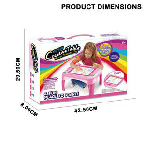 Pizarra mágica de plástico ABS para niños, mesa de dibujo creativo - Product Image 2