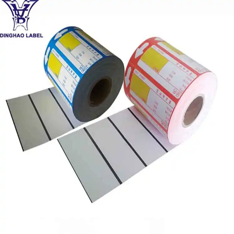 Etiqueta Adhesiva térmica para supermercado, papel de impresión autoadhesivo para etiquetas de precios de productos de farmacia y tabaco