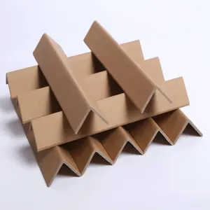 MK L-shape Laminated Angleboard Cardboard Packaging Kraft Pallet Angle Board Edgeboard Paper Strapping Edge Corners Protectors