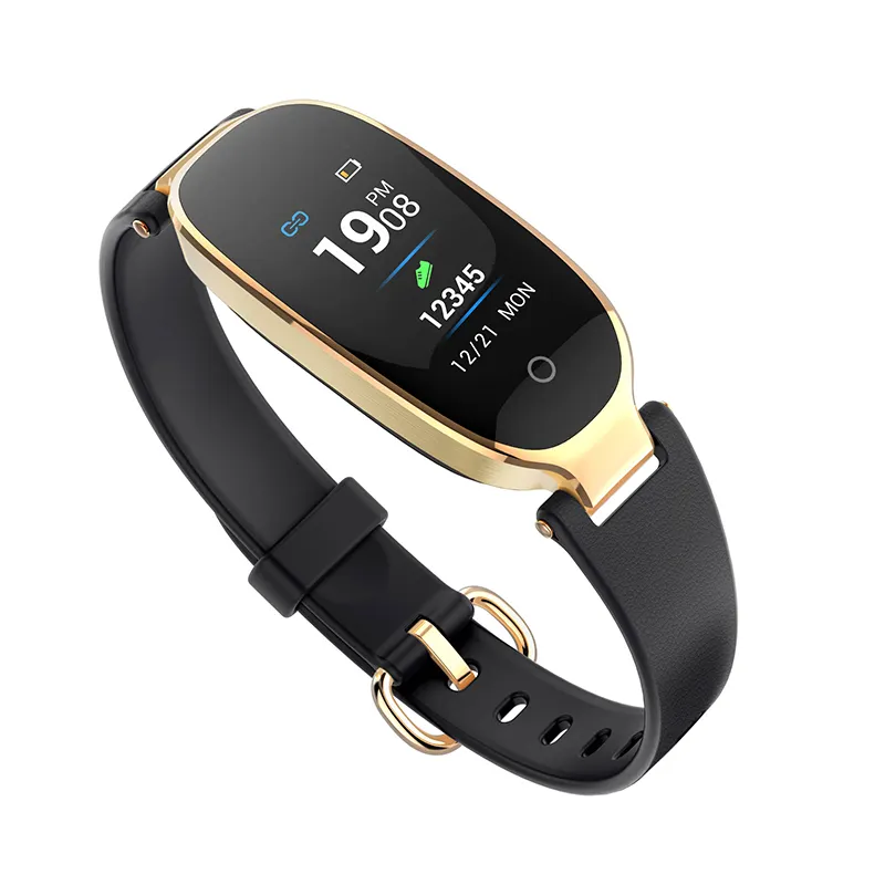 Neue Damen Smart Uhr Band IP67 Wasserdichte Fitness Armband Aktivität Tracker für Frauen