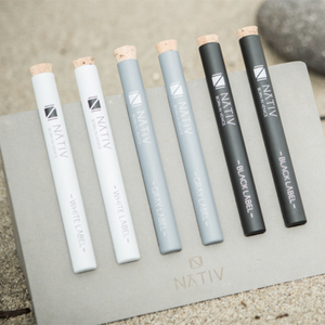 Tube LOGO Printing Colored Frosted Glass Test Tube With Wooden Cork