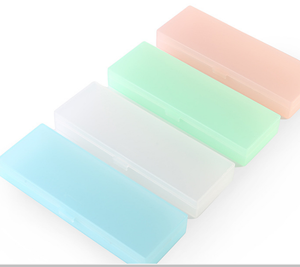doll polish plastic pencil box case for children with customized logo
