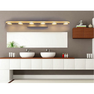 <span class=keywords><strong>Miroir</strong></span> de salle de bain mural avec éclairage <span class=keywords><strong>LED</strong></span> IP44, éclairage blanc chaud pour toilettes et lavabo - Product Image 6