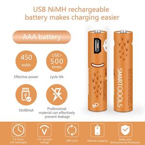 Baterías recargables <span class=keywords><strong>AA</strong></span> AAA con puerto Micro USB, 1,2 V, 1,5 V, paquete de 2/4/<span class=keywords><strong>6</strong></span>/10, batería Ni-Mh, logotipo personalizado, barato