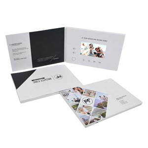 2018 el más nuevo invitación de folleto de video/lcd reproductor de vídeo tarjeta de felicitación - Product Image 1