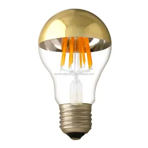 Intertek A19 LED ampoule À Filament avec gold top