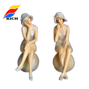 Figura Decorativa de Metal Fundido <span class=keywords><strong>a</strong></span> Presión, Pas De Deux, Decoración del Hogar, Serigrafí<span class=keywords><strong>a</strong></span>, Hecho <span class=keywords><strong>a</strong></span> Mano, Pintado <span class=keywords><strong>a</strong></span> Mano, Escultura Artística - Product Image 2