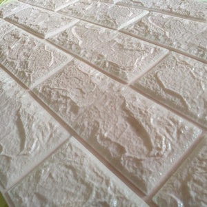Revêtement mural autocollant en <span class=keywords><strong>mousse</strong></span> PE 3d, 70x77cm, papier peint en brique, panneau mural, offre spéciale en turquie - Product Image 3