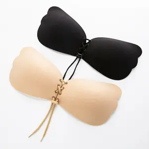 Bra Push Up Tanpa Tali, Bra Kupu-kupu Berperekat Ukuran Plus, Bra Push Up Adem, Bra Ajaib