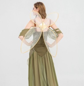 <span class=keywords><strong>Disfraz</strong></span> de Hada de las Flores para Adultos, <span class=keywords><strong>Disfraz</strong></span> de <span class=keywords><strong>Duende</strong></span> Mágico de Halloween - Product Image 4