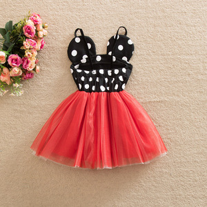 Proveedor de fábrica personalizado 2019 verano niñas Dot vestidos niños Polka Tutus princesa vestido - Product Image 5