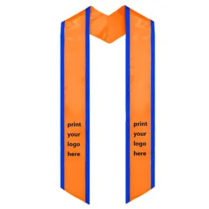 Wholesale Printed Custom Logo Graduation Honor Stoles For College