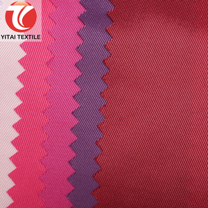 Tissu en twill de taffetas 100 % polyester 230t 272t imperméable ou résistant à l'eau avec revêtement en PU PVC pour doublure - Product Image 2