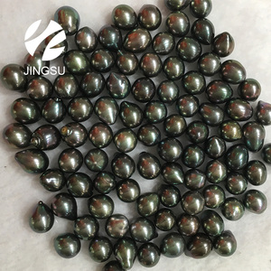 Perlas Tahitianas de color negro, sueltas, sin perforar, con forma Barroca, tamaño disponible desde <span class=keywords><strong>9</strong></span> mm hasta 18 mm - Product Image 3
