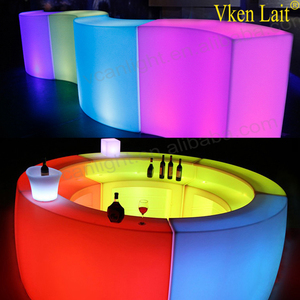 Barra móvil portátil con luz led que cambia de color, para eventos al aire libre, fiesta, club, muebles de playa, novedad - Product Image 2