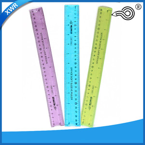 Mới Đến Tùy Chỉnh 15Cm 20Cm 30Cm Rõ Ràng PVC Linh Hoạt Có Thể Gập Lại Văn Phòng Trường Cai Trị Màu Nhựa Mềm Thẳng Cai Trị - Product Image 2