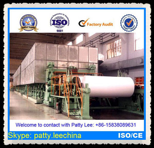 1575mm Tipo de 8-10 ton / día tipo de papel de molde cilíndrico de residuos, reciclaje de pulpa virgen papel de escribir que hac - Product Image 6