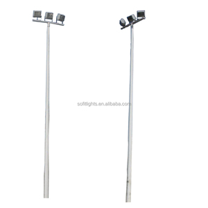 아연 15m 팔각형 강철 높은 마스트 홍수 조명 극 공장 가격 - Product Image 1