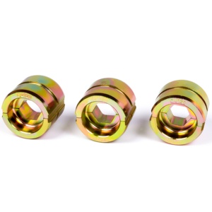Matrices de sertissage hydrauliques hexagonales 6T <span class=keywords><strong>pour</strong></span> connecteurs de câbles Cu/Al, matrices de sertissage hexagonales <span class=keywords><strong>pour</strong></span> outils de sertissage ECT HCT PCS 6T - Product Image 1