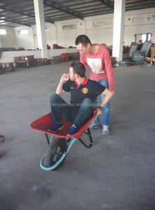 यूरो बाजार 80L जस्ती ट्रे व्हील बैरो/एकल wheelbarrow - Product Image 2