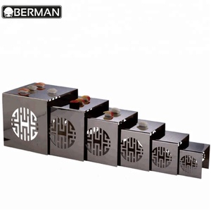 Cafetería equipo martillado punto <span class=keywords><strong>libre</strong></span> de pie pantalla rack pastel postre elevación moderno <span class=keywords><strong>buffet</strong></span> soporte de acero inoxidable - Product Image 5