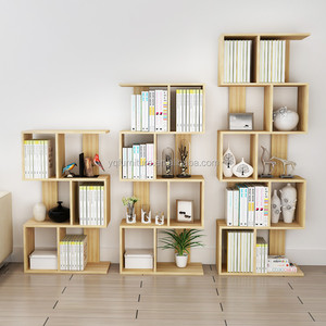 Libreria Moderna in Legno con Design Floreale per Casa e Ufficio - Product Image 1