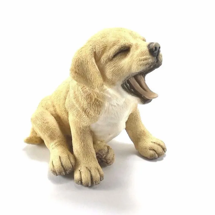 Golden Retriever Dog Figurine Statue Puppy Lovers Pet Resin Gift Collectible