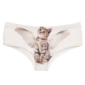Caldo di vendita OEM su ordinazione ANGELO GATTO di stampa super soft fantasia biancheria intima delle donne mutandine - Product Image 1