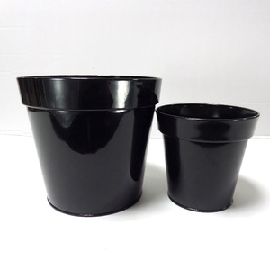 <span class=keywords><strong>Pas</strong></span> cher coloré rond <span class=keywords><strong>plantes</strong></span> d'intérieur décoratif jardin bureau galvanisé pot de fleur - Product Image 1