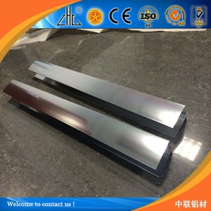 Hot! 6463 t6 zwarte spiegel gepolijst aluminium profiel/gepolijst aluminium profiel vierkante balk/polijsten aluminium prijs per kg