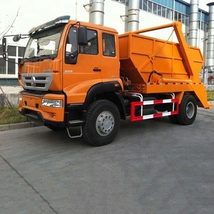 Camion per la Raccolta dei Rifiuti con Braccio Oscillante e Caricatore a Scorrimento in Vendita - Product Image 2