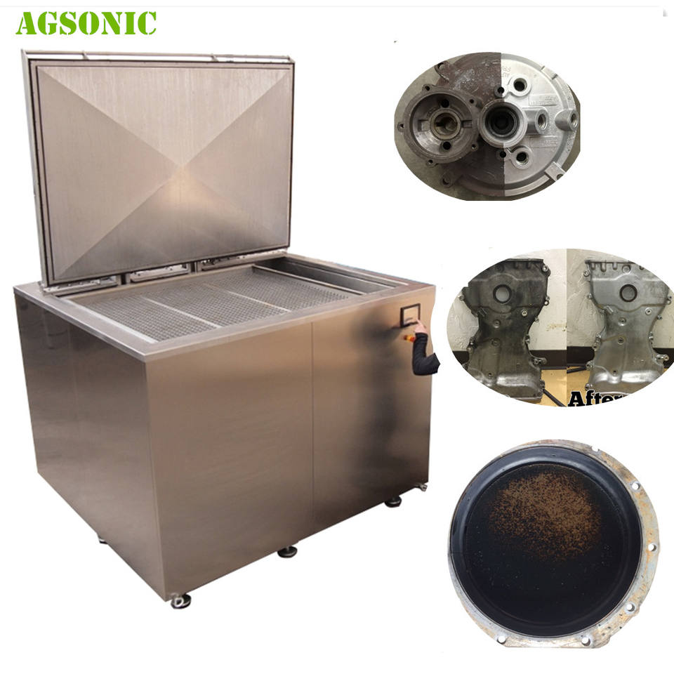 Engine Block Cleaner Machine Large Ultrasonic Cleaning Machine for Auto Parts - 7200W, 960L Capacity ...