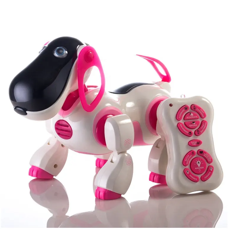 On-line trending items RC Interactive Intelligent Cute robot Pet dog Toy with Infrared Remote Control for kids